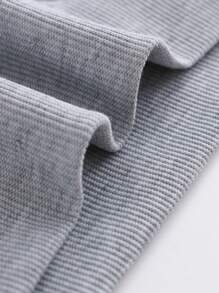 Young Girl Bowknot Print Sweatshirt Crewneck Long Sleeve T-Shirts For Girl Casual Comfy Fall Fashion Outfits Clothes - Grey - View 5