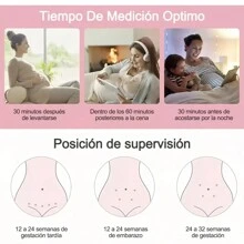 Monitor Ultrasonido Portátil Doppler Fetal para Escuchar los latidos de tu Bebe durante el Emabarazo - Blanco - Ver 5