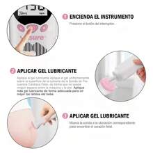 Monitor Ultrasonido Portátil Doppler Fetal para Escuchar los latidos de tu Bebe durante el Emabarazo - Blanco - Ver 3