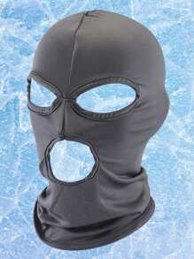 1pc Spandex Open Mouth Cap Invisible Face Mask Headgear For Adult Cosplay - Black - View 8