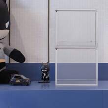 Booster Box Case Acrylic Case Display Case Protector With Magnetic Sliding Lid Dustproof Anti-Drop For Card Collectors