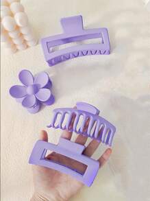 1 Bộ Băng đô Spa và Vòng đeo tay, Băng đô chăm sóc da để rửa mặt, Kẹp tóc cho tóc dày, Bong bóng trang điểm dạng bọt biển dễ thương, Băng đô nơ, Kẹp giữ vòng nhung lớn dạng mờ, Dòng sản phẩm Hồng/Xanh/Đen, Bộ dụng cụ tạo kiểu, Quà tặng cho bé gái, Sinh nhật, Giáng sinh, Tiệc tùng - Màu tím - Xem 7