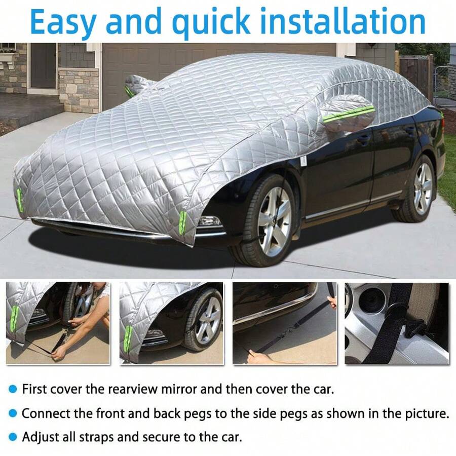 All Day Hail Proof Car Cover, Thick Car Cold Proof Cover Protector