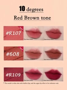 COLORKEY Son kem lì 2g Creamy Velvet Matte Lipstick chống dính dạng cốc - O104 - Xem 5