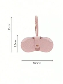 1/2Pcs Fashion Sunglasses Bag, Reading Glasses Storage Case, PU Leather Anti Pressure Protective Cover Carry Bag Eyeglass Clip Glasses Accessorie Back To School School Bag Travel Essentials Travel Organizer For Beach Summer Vacation