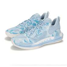 XTEP Near Combat 1 Generation-V2 Men's Basketball Shoes, Athletic Sneakers, Non-Slip Court Performance Training Sneakers, Microwave Blue/Carolina Blue/Sail - Microwave Blue/North Carolina Blue/Sail White - View 2