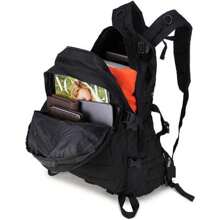 40L Military Tactical Backpack Army Rucksacks Camping Hiking Bag Brown Backpack Large Men Women Backpack Travel On Foot Bag - Black - View 3