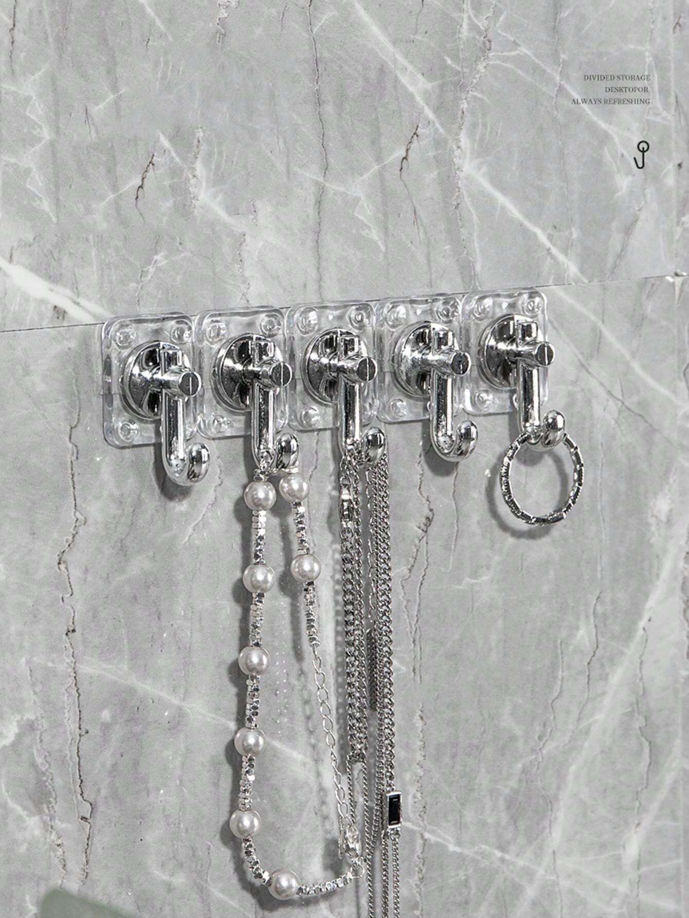 Mini Glacier Pattern Lightweight Luxury Wall Hooks, Multipurpose