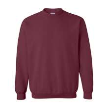 Heavy Blend Unisex Adult Crewneck Sweatshirt (Maroon) - Redwood - View 1