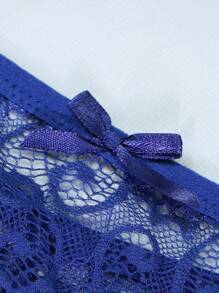 3 件套女士蕾丝低腰性感内裤 - 彩色 - 查看 9