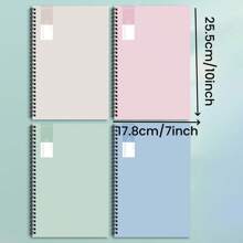 4pcs/1pc 有多种款式的A5和B5书供您选择，包括四本套装和一本套装，网格和有线的。购买前请仔细检查。