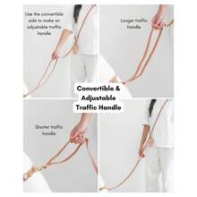 4-In-1 Convertible Hands Free Cloud Dog Leash 5/8" - Hoa oải hương Haze - Xem 10