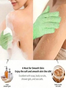 24/16/12/5/4/2/1 szt. Peelingujące rękawice prysznicowe, wielofunkcyjne kombinacje peelingujące rękawice do ciała, głęboki peeling do usuwania martwego naskórka, rękawice peelingujące pod prysznic, narzędzia do mycia ciała dla kobiet i mężczyzn wystrój łazienki domowej lato powrót do szkoły