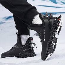 Men Boots 2024 New Winter Slippers Warm Men Shoes Waterproof Non-Slip Plush Sneakers Male Tenis Shoes Boots Men Sneakers Winter