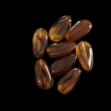 6pcs Resin/Acrylic Inserts For General Crafts - 駝色 - 查看 1