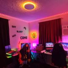 Hannya Mask Neon Sign For Game Room, Tattoo Shop, Tattoo Studio Decor LED Anime Neon Light Cool Room Accessory Japanese Demon Evil Spirit Hannya Sign - Màu vàng - Xem 5