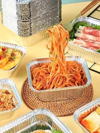 410ml铝箔烤盘，适用于烤盘、食品包装和外卖