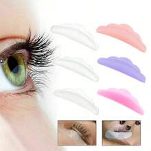 10 Pieces Reusable Eyelash Lifting Kit Silicone Laminating Pad 3D Eyelash Perming Rods Extension Curling Pad Makeup Tool
