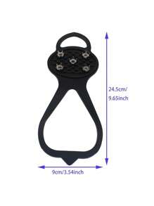 1 Miếng Nhiều màu Chống trượt Tuyết Giày Gai - màu đen - Xem 10