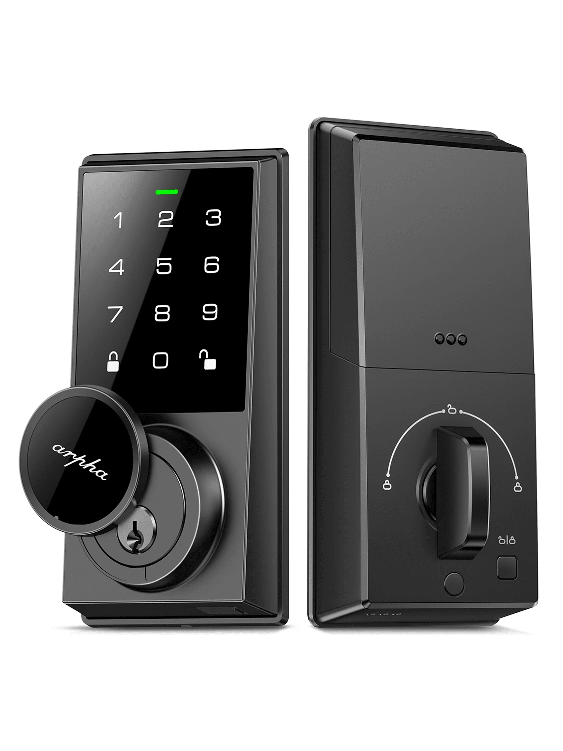 Keyless Entry Door Lock With Touchscreen Keypad, Arpha Electronic
