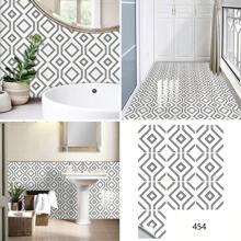 10Pcs/Set Simple Brick Shape Pattern Self-Adhesive Floor Sticker For Office Home Kitchen Bathroom Living Room Floor And Wall Decoration, Renovation Stickers Peel Wall Panels, Wall Paper, Wallpapers, Spring Decoration Items Refresh Your Home, Festival Decoration Stickers Gifts Birthday Graduation - Multicolor - View 11