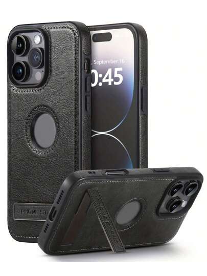 1pc Premium Leather Texture Shockproof Phone Case Compatible With IPhone 12 13 14 15 16 17 Pro Max Plus, Galaxy S24 S23 S22 Ultra Plus