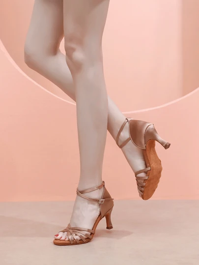 Women Latin Shoes , Heels Summer Sandals Indoors, Women Heels Professional Latin Dance Shoes ,Women Shoes For Ballroom ,Wedding, Parties