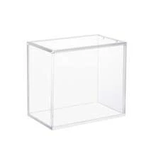 Booster Box Case Acrylic Case Display Case Protector With Magnetic Sliding Lid Dustproof Anti-Drop For Card Collectors