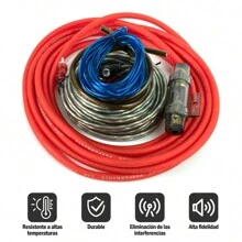 6ga Cables Rca De Audio Kit Instalacion De Cables Audio Auto - Unitalla - Ver 5