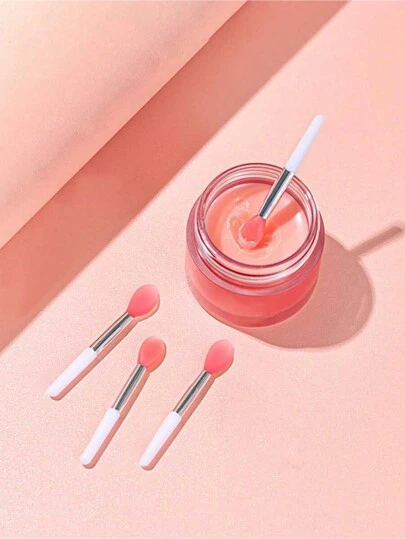 Silicone Mini Lip Brush, Portable Makeup Brush, Silicone Cosmetic Brush