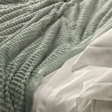 LIMA EUCALYPTUS DOUBLE BLANKET - KARSTEN - màu xanh lá - Xem 3
