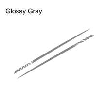 汽车长条腰线通用贴纸汽车两侧车身乙烯基贴膜 DIY 装饰贴花赛车运动造型汽车改装配件