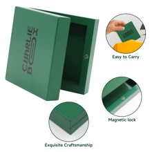 3 In 1 Mini Pocket Game Chess Checkers Folding Chess Board Table Game Chess Board - Green - View 5