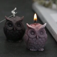 1 szt. Sowa ręcznie robione mydło gipsowe rękodzieło forma DIY miękka glina silikonowa forma