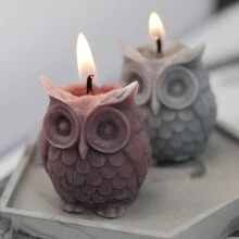 1 szt. Sowa ręcznie robione mydło gipsowe rękodzieło forma DIY miękka glina silikonowa forma