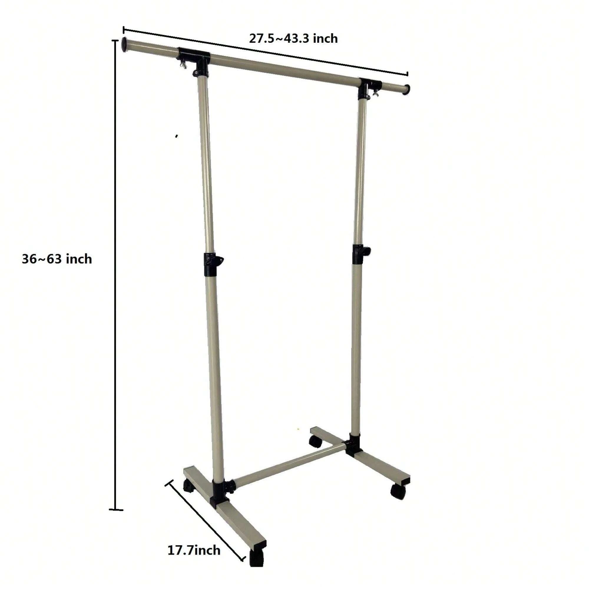 CAPCAEK Short Clothing Racks For Hanging Clothes With Bottom Shelves