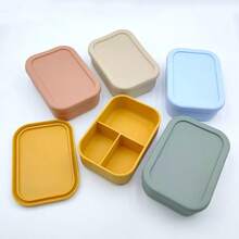 Hộp đựng thức ăn trưa bằng silicon mới, lò vi sóng, hộp đựng thức ăn giòn, hộp đựng thức ăn trưa Ally-Sealed, - Nhiều màu - Xem 12