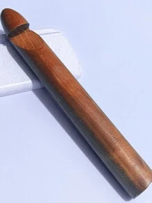 Gancho de ganchillo de bambú de tamaño grande / Gancho de ganchillo de barra de hielo grueso / Gancho de ganchillo de bambú con forma de cola de gato / Gancho de ganchillo para lana de cama para gatos / Gancho de ganchillo para lana súper gruesa de Islandia, 15mm/20mm/25mm - Multicolor - Ver 3