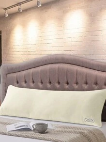 Kit 2 Covers For Xuxão Body Pillows Color Combinations With Zipper - 稻草色 - 棕色 - 查看 2