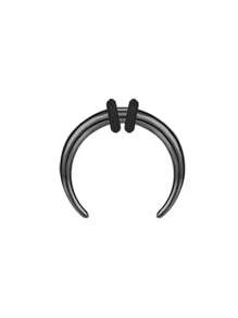 AVYRING 1 件 16G 鼻夹鼻中隔环不锈钢拉长鼻环黑色朋克鼻环水牛角鼻夹鼻中隔直径 8 毫米 10 毫米身体首饰 - 彩色 - 查看 10