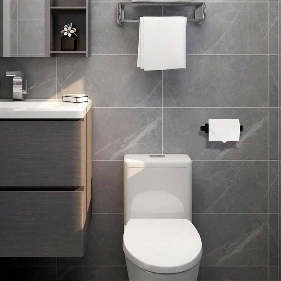 Toilet Paper Holder Adhesive Toilet Paper Holder Wall Mounted Bathroom