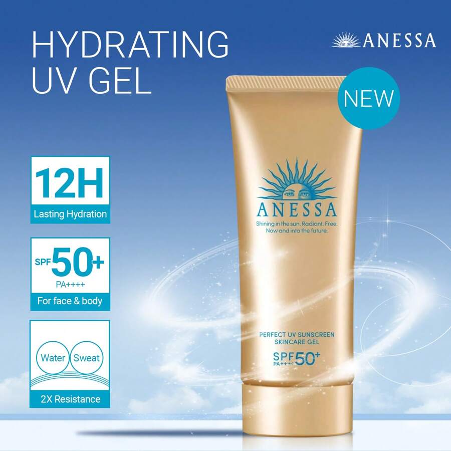 Anessa Perfect UV Sunscreen Skincare Gel SPF50 - 90g / 3oz - White - View 1