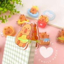 Acrylic Clips Holder - Capivara For Paper Food Packaging - 查看 2