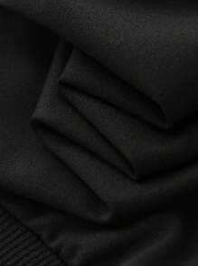 Lässiges Langarm T-Shirt mit Obst- und Buchstaben-Muster, Sweatshirt, T-Shirt, Pullover für Teenager Mädchen - Schwarz - Übersicht 5