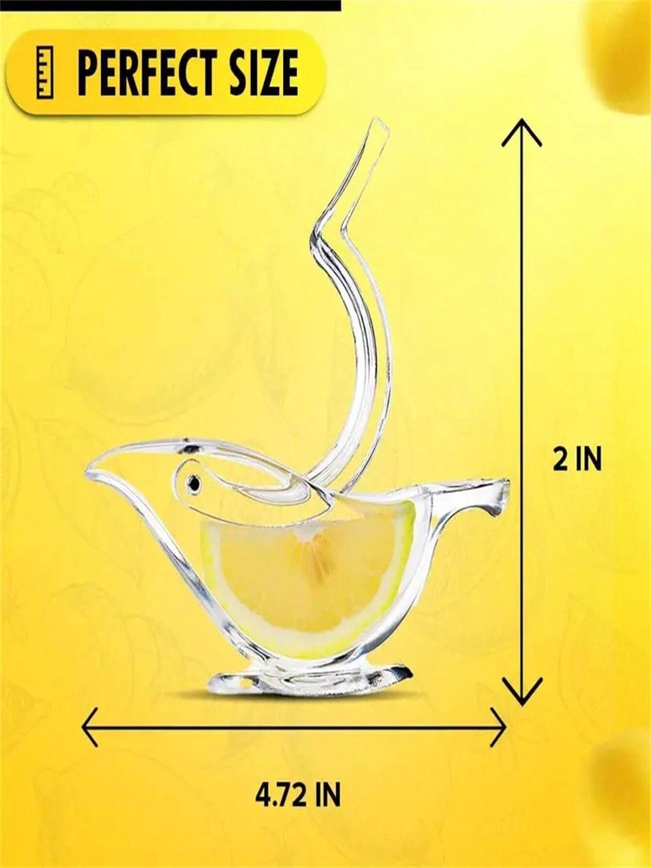 Lemon Squeezer Acrylic Manual Lime Squeezer Portable Transparent Citrus