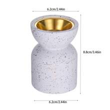 1 件简约树脂香炉，适用于家居装饰、节日装饰、办公室装饰和芳香疗法、礼物 - 2003D - 查看 14