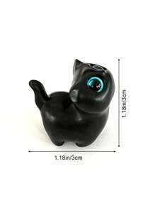 Affascinante figurina di gattino in legno - decorazione per la casa in legno lavorato a mano, idea regalo perfetta Figurina di gatto Accessori per gatti