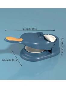 1pc 2-In-1 Dumpling Skin Maker, Creative Dumpling Making Tool, Diy Dumpling Machine, Manual Dumpling Machine, Dough Press Machine, Kitchen Gadget - Blue - View 6