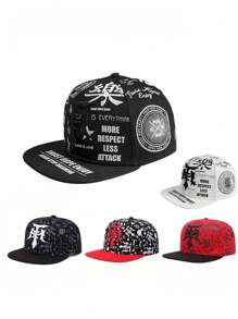 1 件男士刺绣戟标志棒球帽，适合外出、旅行、休闲街头风格，四季时尚配饰 - 彩色 - 查看 9