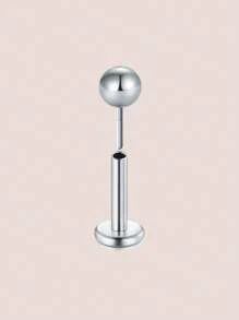 1PC 16G Đẩy Vào Nhẫn Mũi Không Lông Mày Đinh Tán Môi Labret Trang Sức Đinh Mũi Phẳng Mặt Sau UV Bạc Vàng Thép Không Gỉ Sụn Helix Tragus Hoa Tai Cho Phụ Nữ Thanh 6mm Kim Cương 2mm 3mm 4mm - Nhiều màu - Xem 5